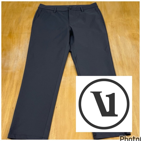Vuori Other - Vuori Cascade Tech Chino Pants Athletic Slim Fit Mens  33x27 Dark Gray